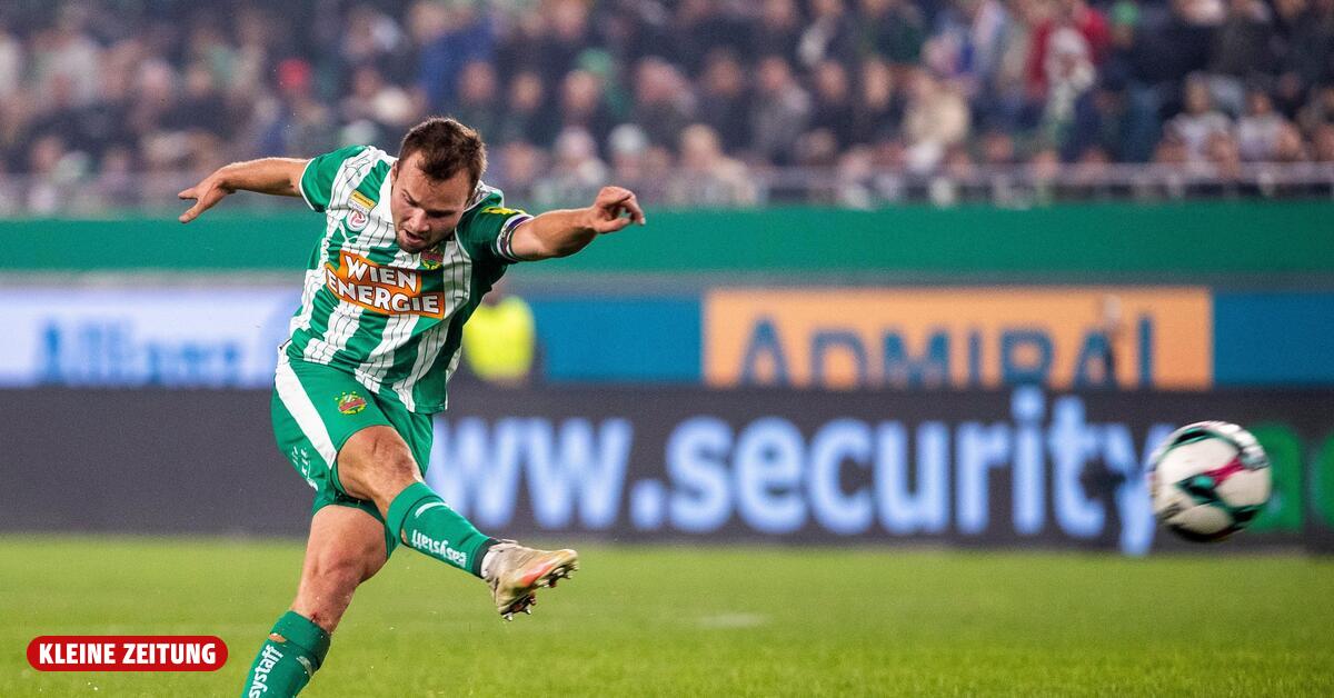 Rapid dreht das Spiel und Sturm feiert einen 2:1-Heimsieg gegen Graz