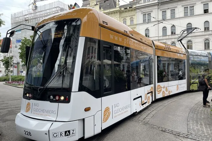 Die Gleichenberger Straßenbahn war der Grund für das rege Interesse.
