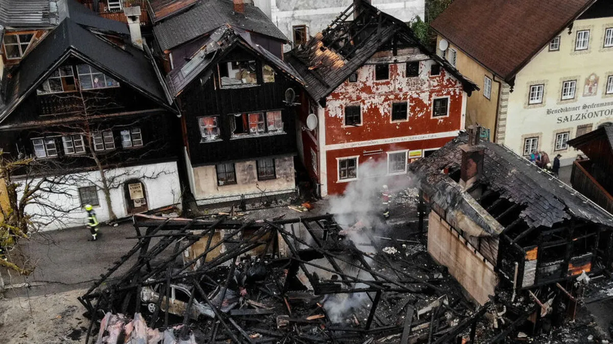 Großbrand in Hallstatt