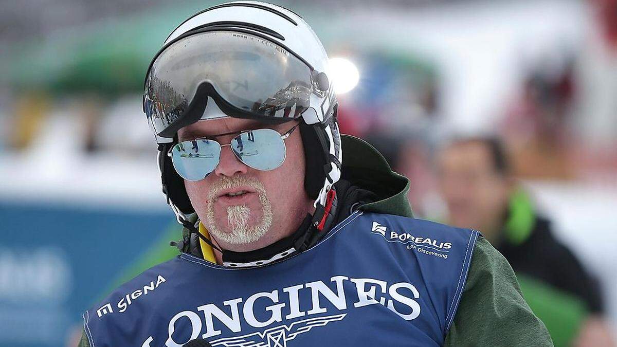 Dj Ötzi beim Skiweltcup in Kitzbühel 2016