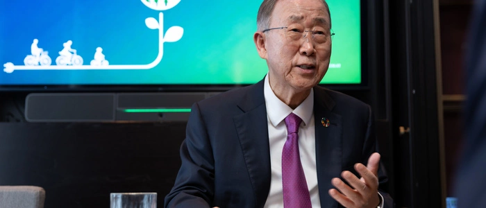 Ban Ki-moon ist nach Wien gekommen, um bei einem Symposium der ÖGNI über den Kampf gegen den Klimawandel zu debattieren. Im Interview sprach der frühere UN-Generalsekretär recht offenherzig über die jüngsten geopolitischen Entwicklungen