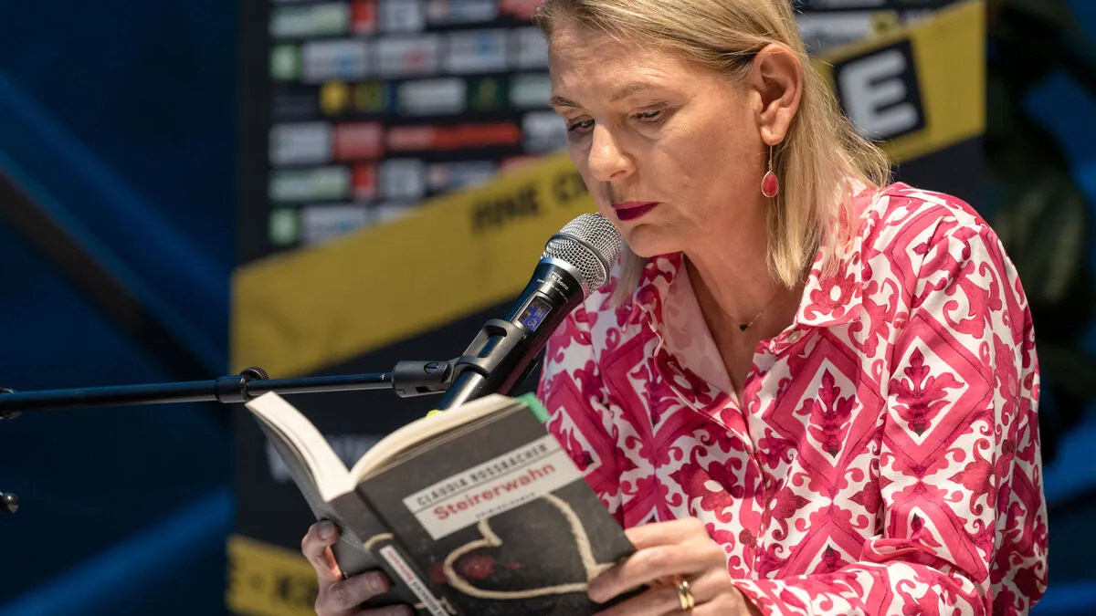 Claudia Rossbacher holte sich am Freitag in Graz den Fine Crime Award
