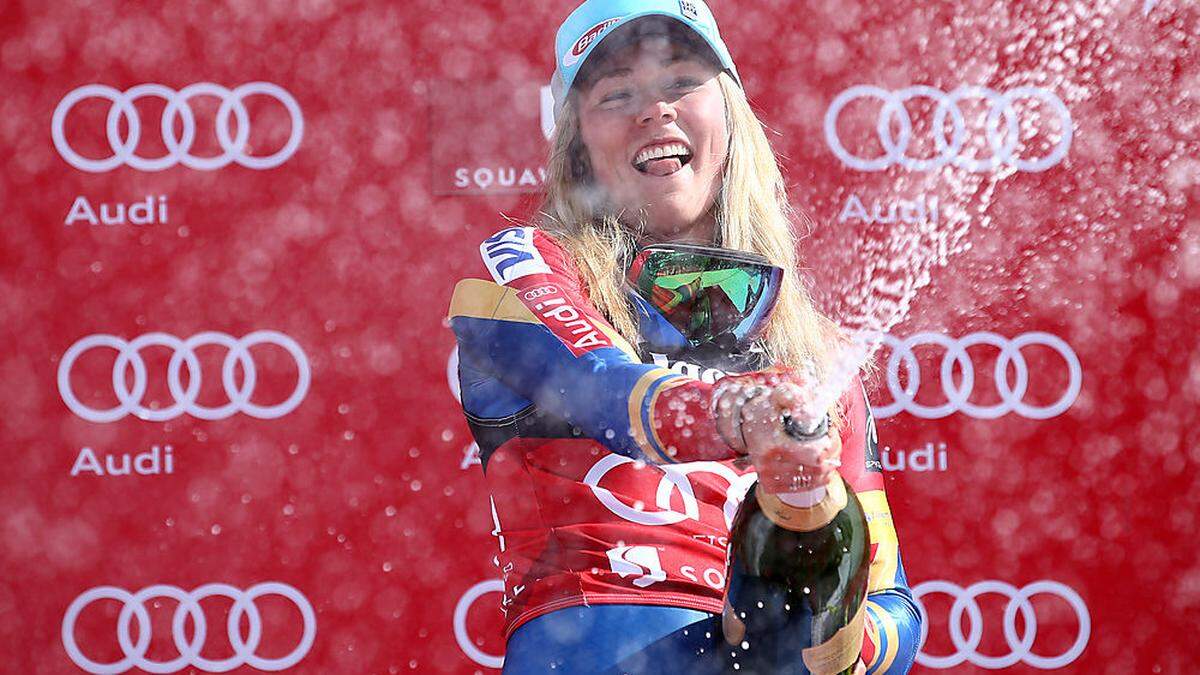 Mikaela Shiffrin darf sich freuen