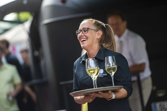 Perfektes Service, hier von Nadine Beyer
