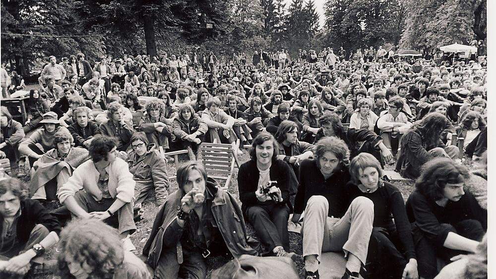 Mini-Woodstock 1971: Rund 3000 Fans waren mit dabei: