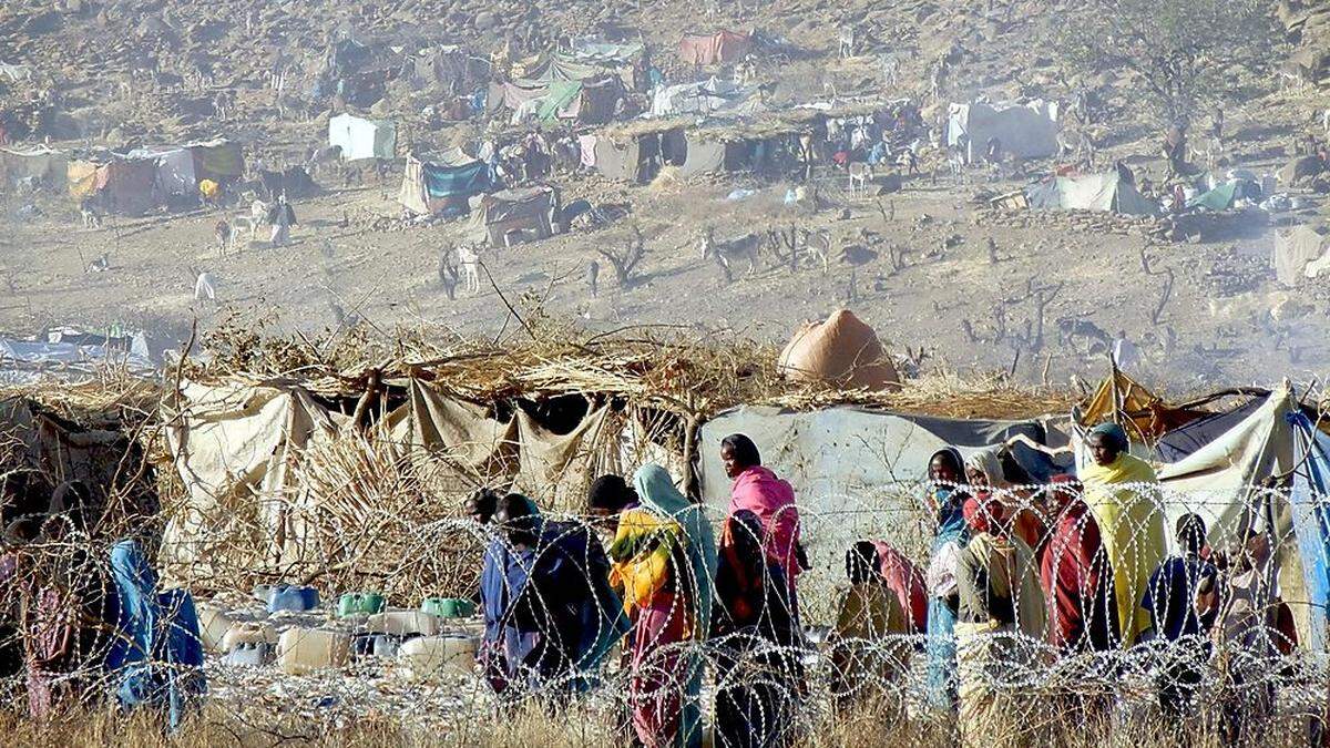 Flüchtlinge aus der Jebel Marra Region.