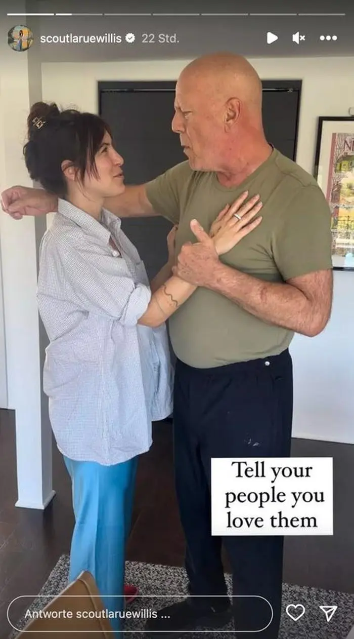 Scout LaRue Willis teilte auf Instagram einen liebevollen Moment mit ihrem kranken Vater 