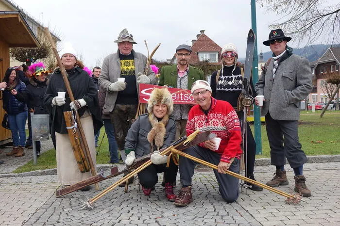 Auch eine Abordnung von "Ski Veitsch" war mit dabei.
