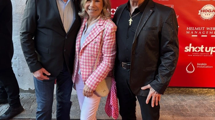 Marianne und Michael Hartl mit Sängerkollegen Peter Orloff waren in Kitz mit von der Partie.