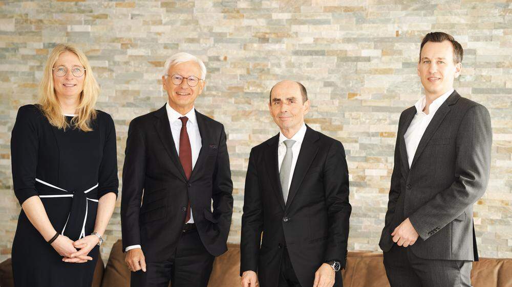 Karin Eckhart, Friedrich Möstl, Klaus Rabel und Peter Stanzenberger (v.l.) von den beiden Deloitte Standorten in Graz