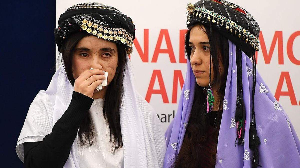 Lamija Haji Bashar (links) und Nadia Murad