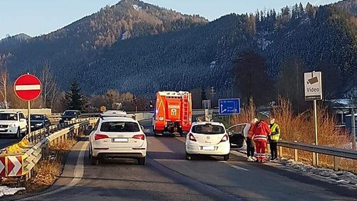 Zwei Autos waren am Unfall beteiligt