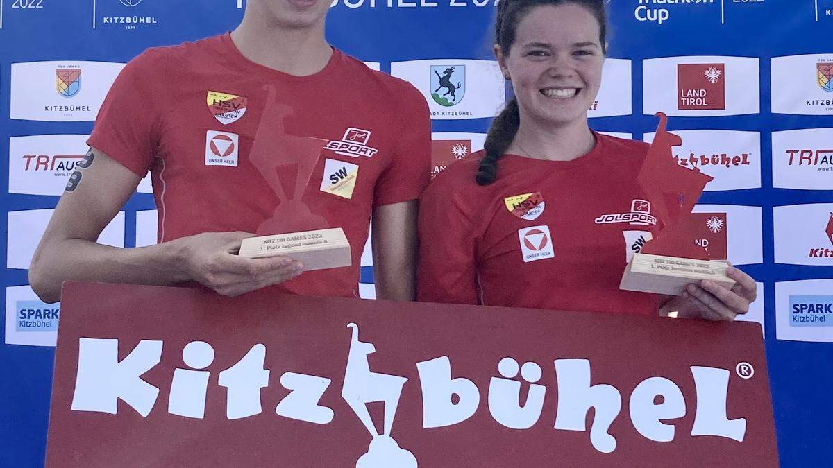 Jonas und Leonie Hauser waren in der Gamsstadt unschlagbar