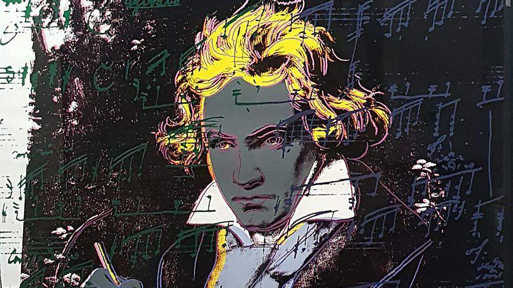 Auch Ludwig van Beethoven wurde von Andy Warhol in Pop-Art-Manier in Szene gesetzt