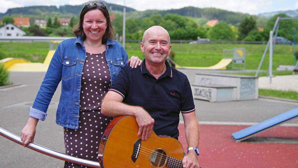 KuZ-Leiterin Natalia Bauernhofer und Kulturreferent Helmut Pekler