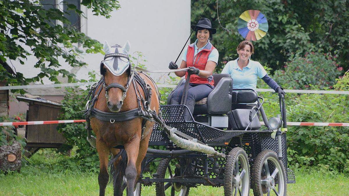 Sonja Schoblacher und Kerstin Kofler zeigten ihr Können