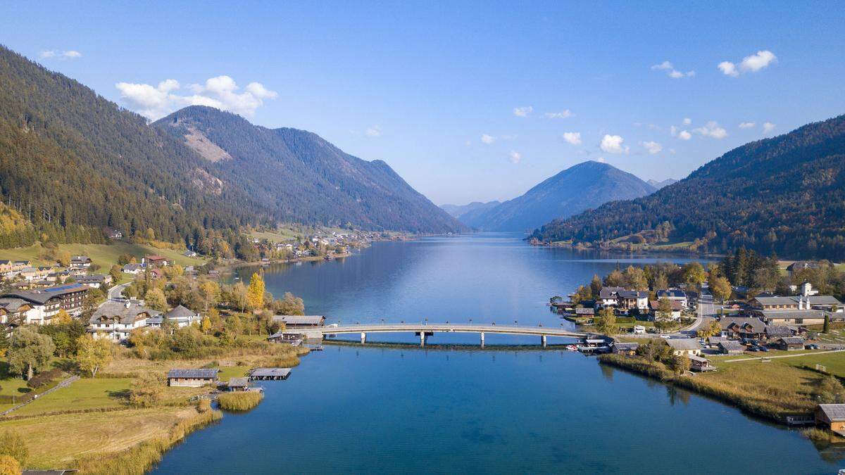 Der Weißensee hat auch im Herbst seinen Reiz