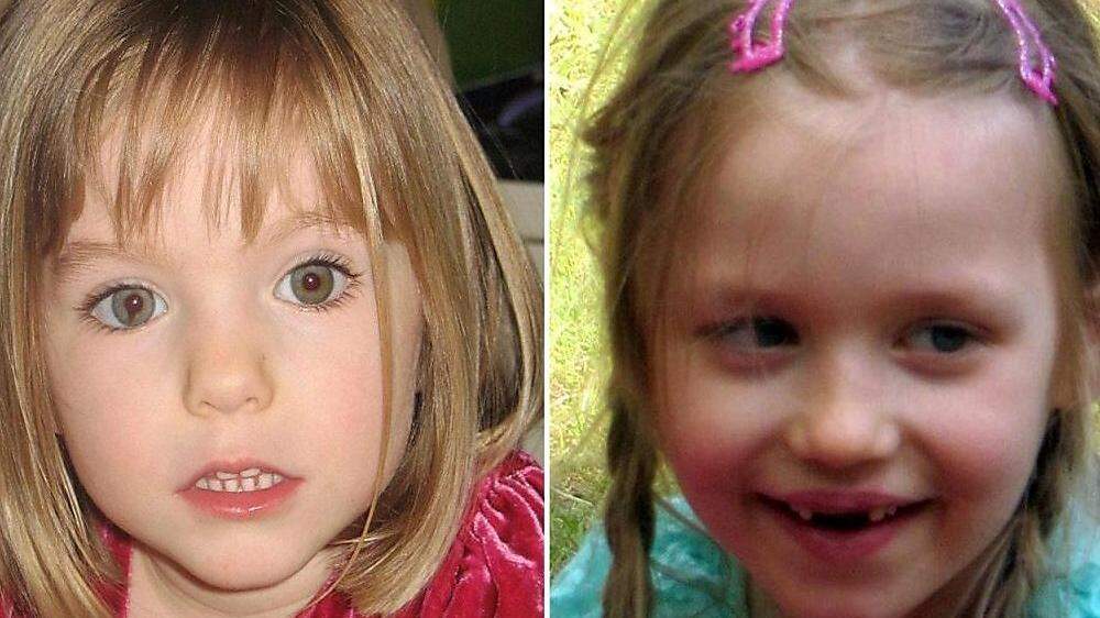 Gibt de Parallelen: die beiden verschwunden Mädchen Maddie (links) und Inga