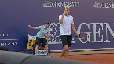Auftritt von Dominic Thiem in Kitzbühel