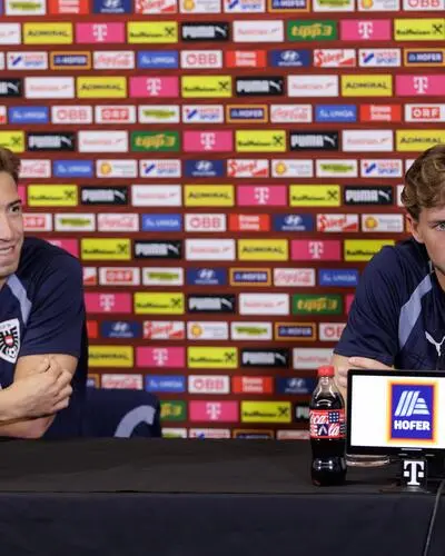 David Affengruber und Michael Svoboda bei ihrem gemeinsamen Medientermin