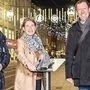 Mit Bürgermeisterin Elke Kahr und Richard Peer von der Holding Graz  (links) präsentierte City-Manager Heimo Maieritsch 2021 die neue Beleuchtung in der Herrengasse.