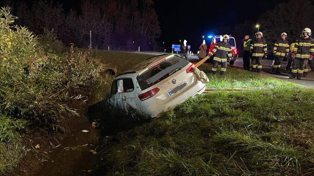 Der Lenker blieb glücklicherweise unverletzt