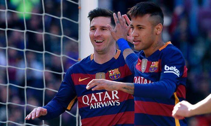 Ein Bild aus vergangenen Tagen: 2016 spielten die beiden noch zusammen bei Barcelona