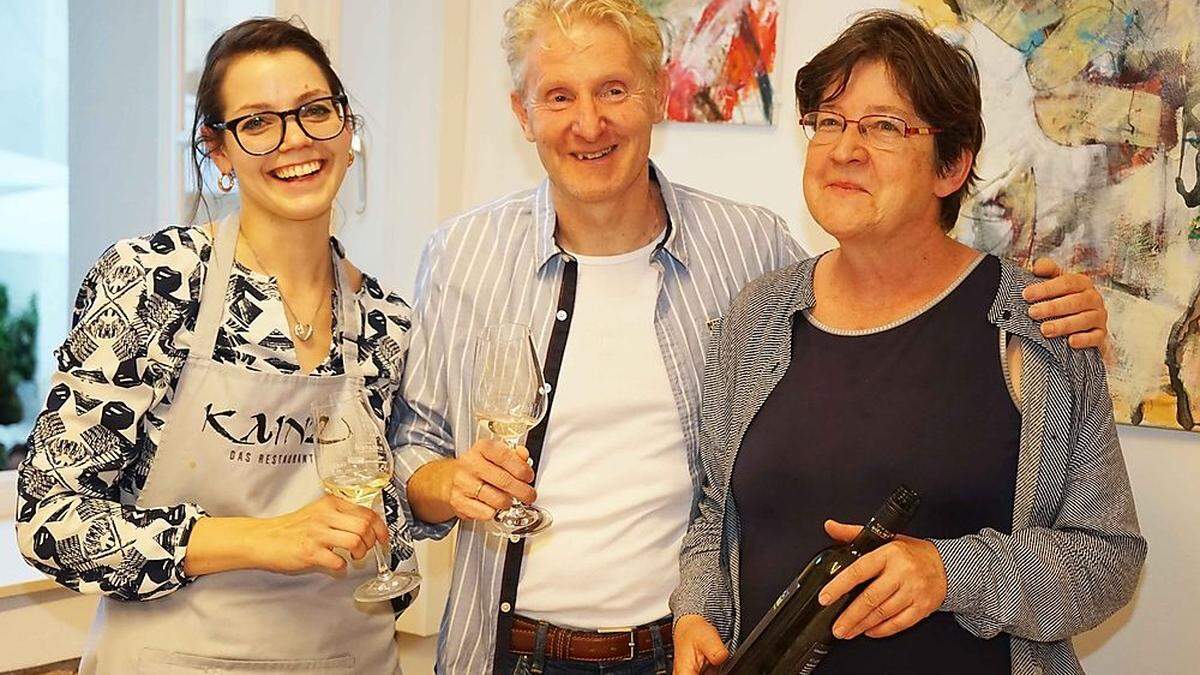 Das Organisatorenteam: Sandra Kainz, Roland Bachmann und Eva Hölbling (von links) 