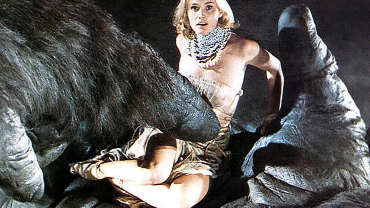 John Guillermin inszenierte den legendären "King Kong" mit Jessica Lange