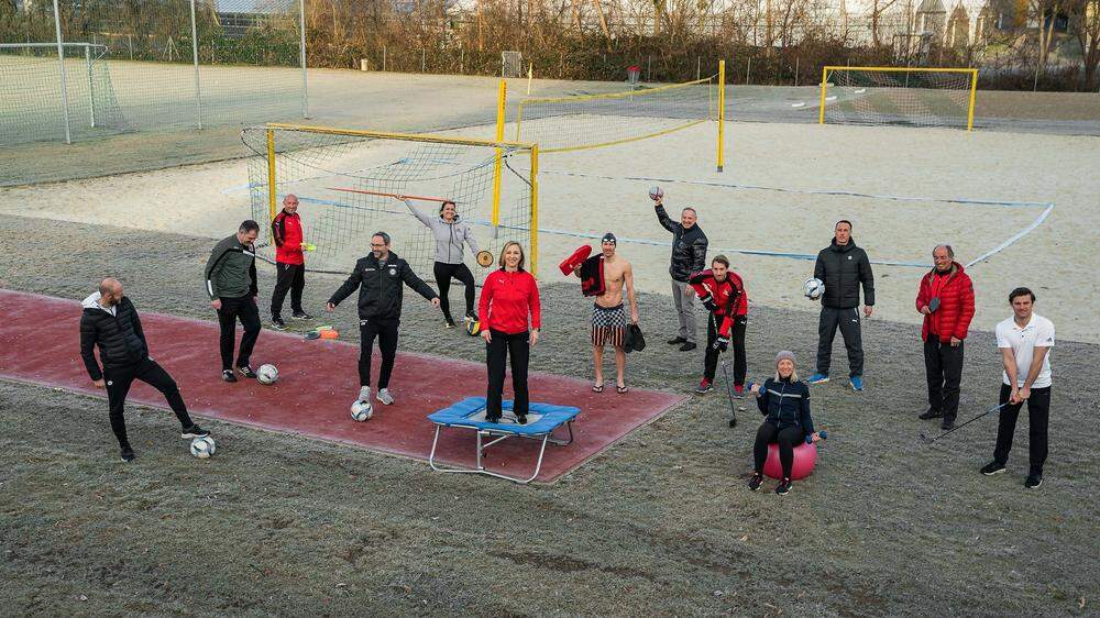 Sie bekommen eine neue Spielwiese: die Lehrer der Sportmittelschule Bruckner
