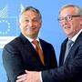 Orban mit Juncker