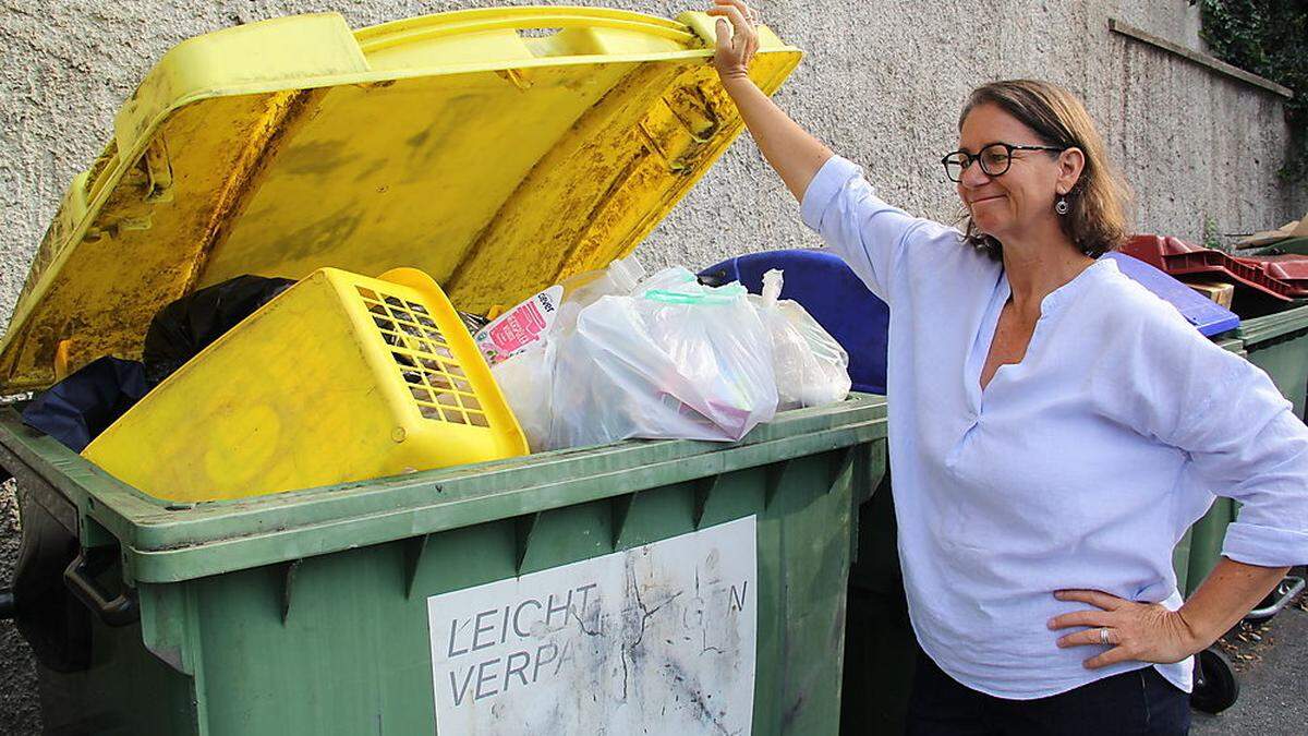 Claudia Kronlechner aus Wolfsberg ist der viele Plastikmüll zuwider 