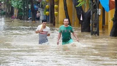 "Damrey" sorgt für Überschwemmungen
