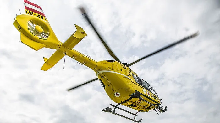 Hubschraubereinsatz für verletzten Mountainbiker
