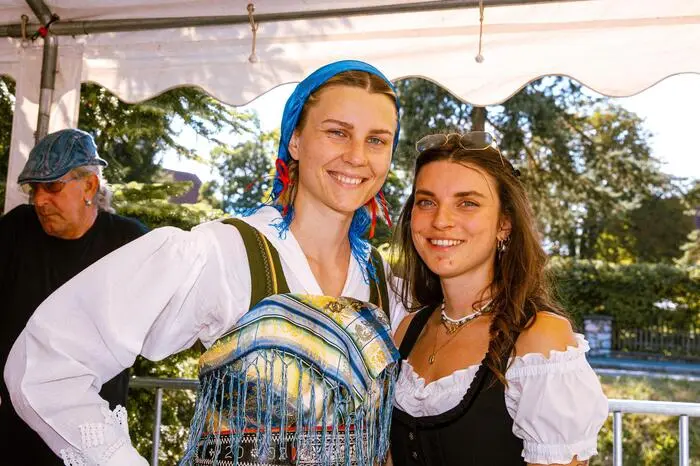 In Tracht wurde der Kirchtag gefeiert