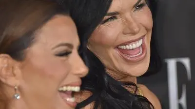 Lauren Sanchez, hier im Bild mit Eva Longoria