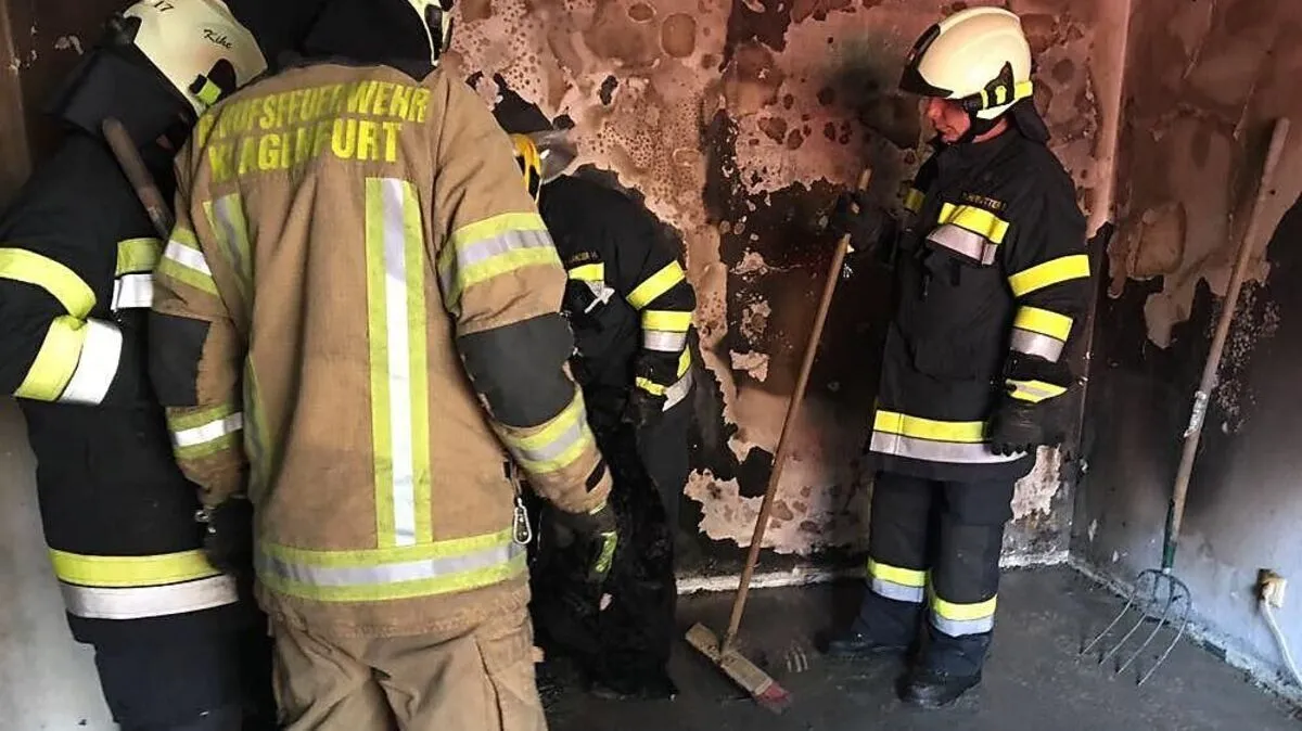 FF Hauptwache Klagenfurt stand im Einsatz