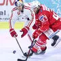 Rok Tičar ist nach Siegen der Zeremonienmeister in der KAC-Kabine