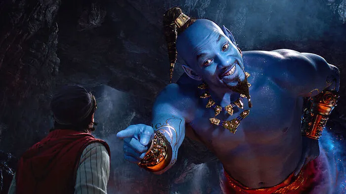Will Smith als Dschinni in Aladdin