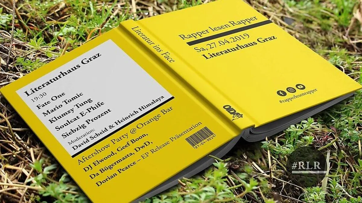 Ein "Reclam" als Programmheft: Rapper lesen im Literaturhaus Graz