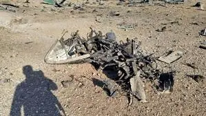 Das Bild soll das Wrack des Kampfjets zeigen | Das Bild soll das Wrack des Kampfjets zeigen