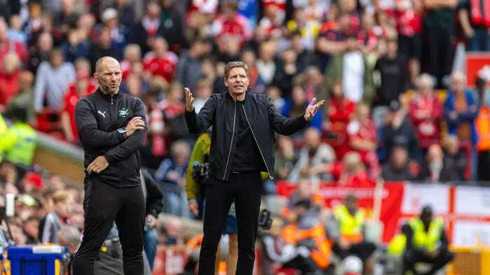 Oliver Glasner dirigierte Nottingham an der Anfield Road zu einem 2:2 