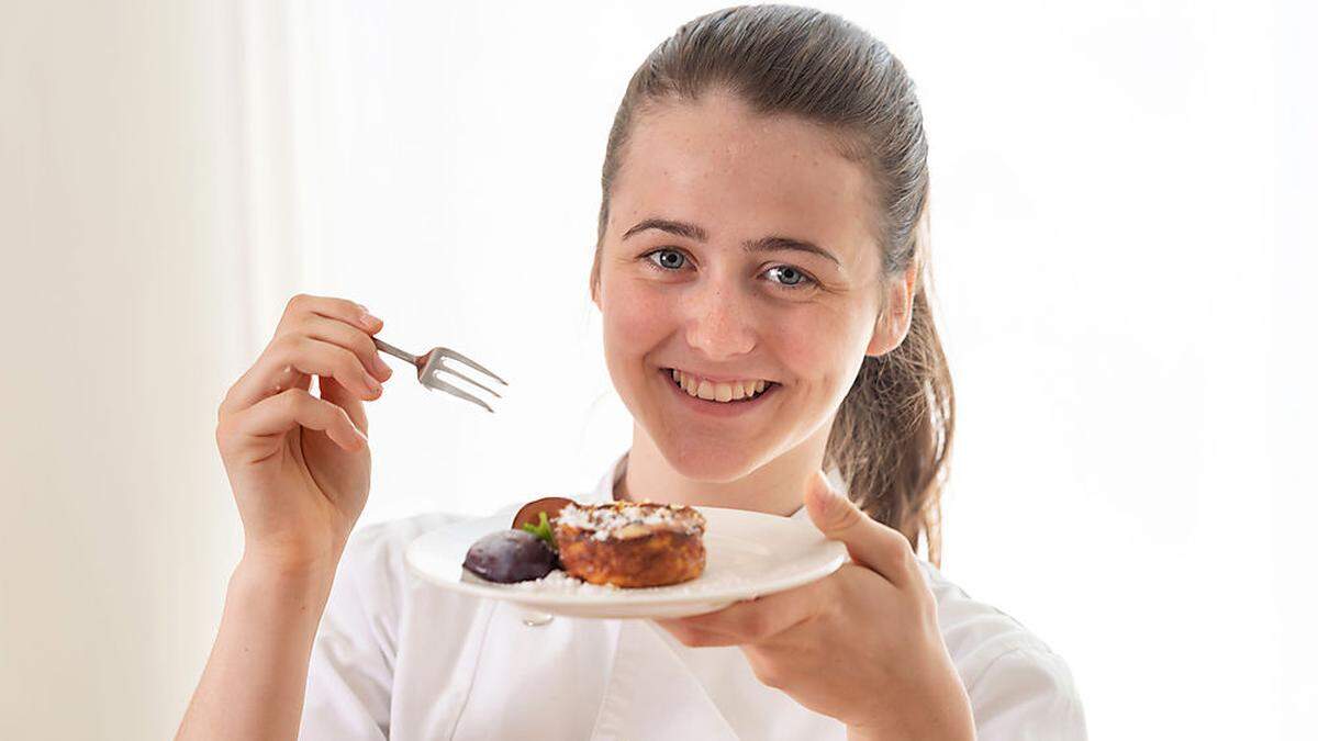 Der Zwetschken-Topfen-Auflauf mit Dinkelgrieß schmeckt der Oberlorenzener Schülerin