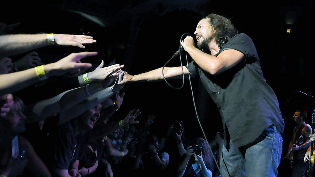 Kolossaler Live-Performer: Eddie Vedder von Pearl Jam 