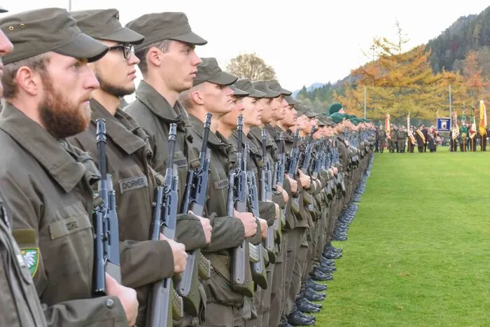 Die Jungsoldaten kamen aus den Garnisonen Spittal, Villach, Klagenfurt, Bleiburg und Lienz.