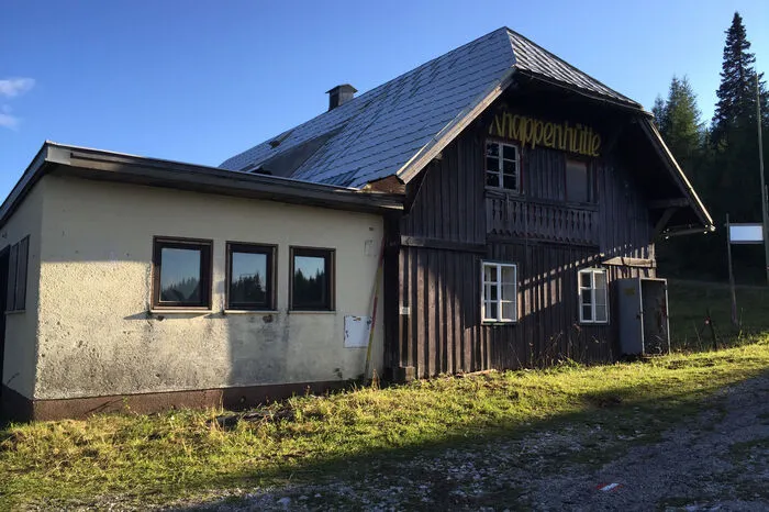 So sah die Knappenhütte vor dem Umbau aus