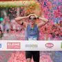 GRAZ,AUSTRIA,13.OCT.24 - RUNNING - Graz Marathon. Image shows the rejoicing of Lukas Hollaus (AUT).
Photo: GEPA pictures/ Johannes Friedl