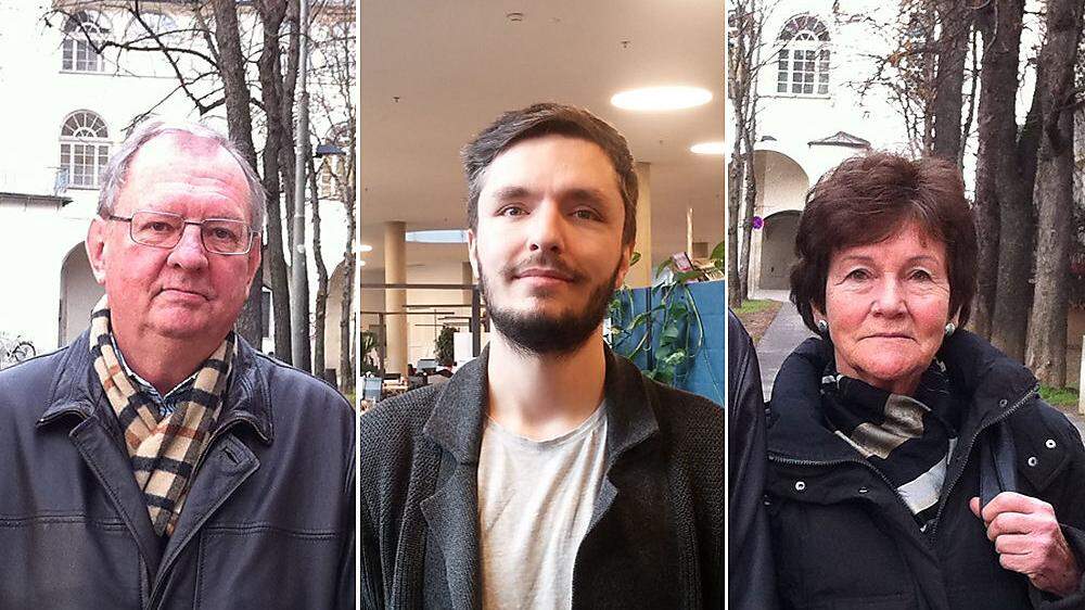 Aktivbürger, die die Stadt Graz prägen: Raimund Berger, Christian Kozina und Karin Steffen