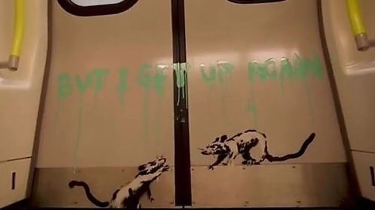 Banksy ist wieder unterwegs