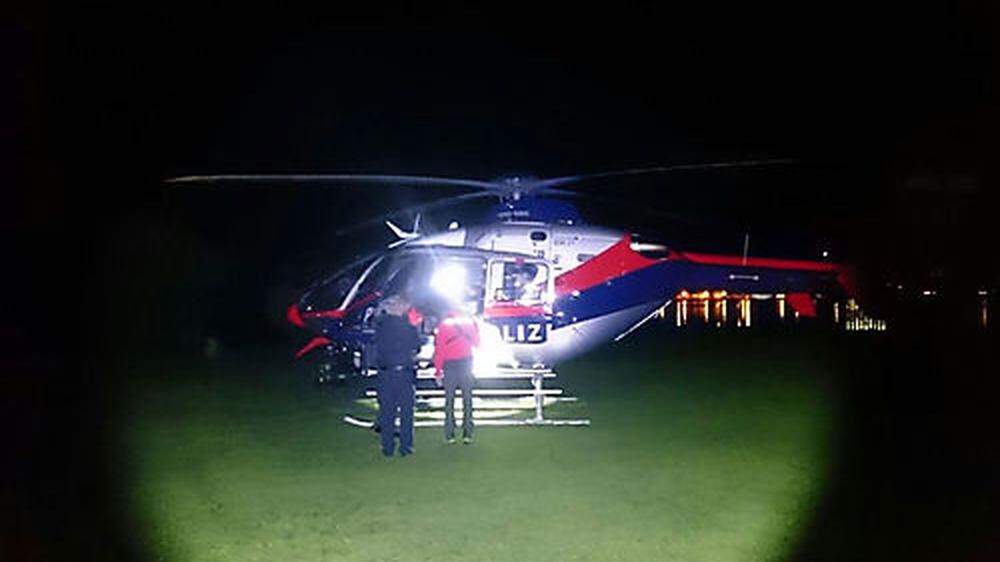 Kärntner Hubschrauber bei Rettungsaktion am Dachstein im Einsatz